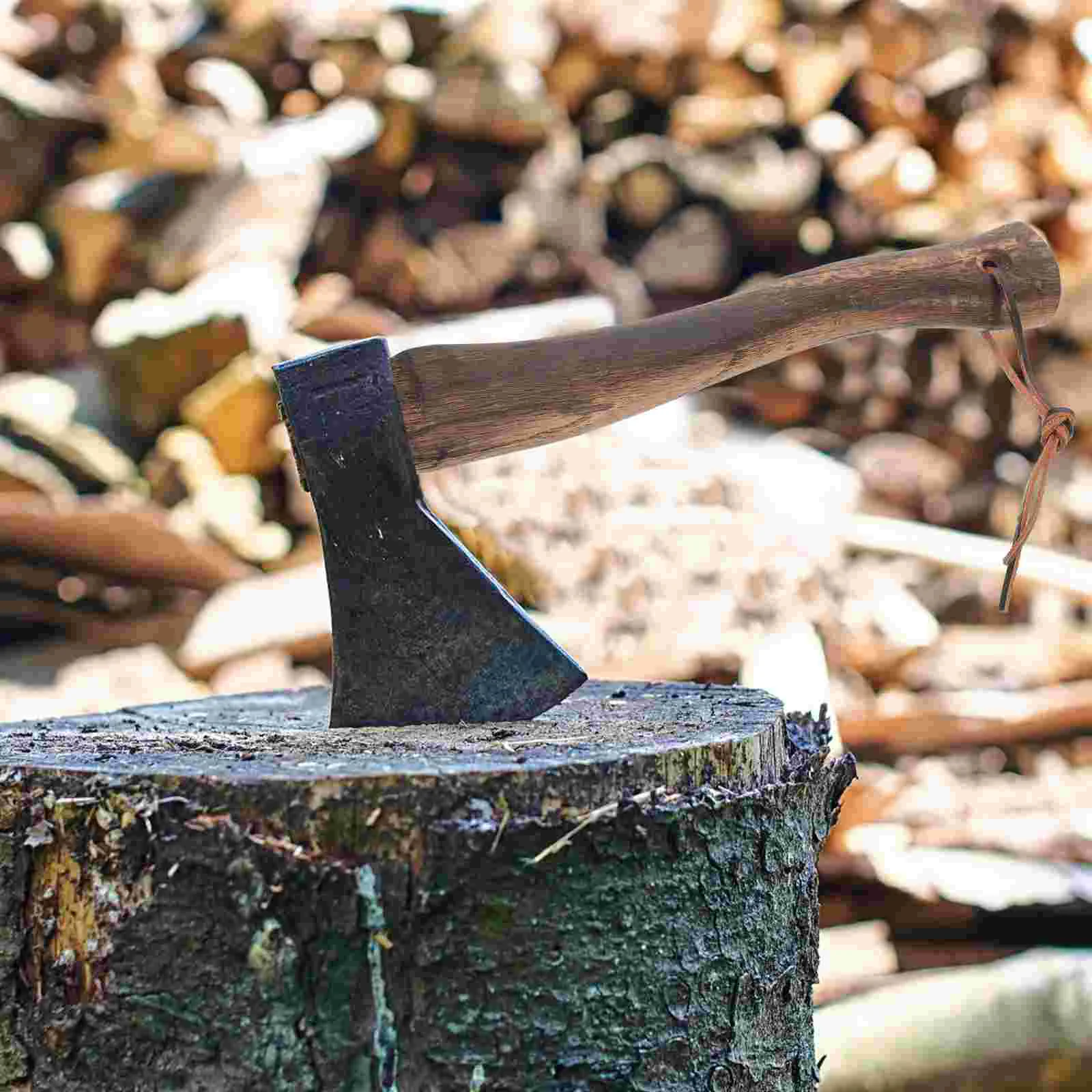 Hache à manche en bois, outils de survie doubles URA et remplacement pour UL