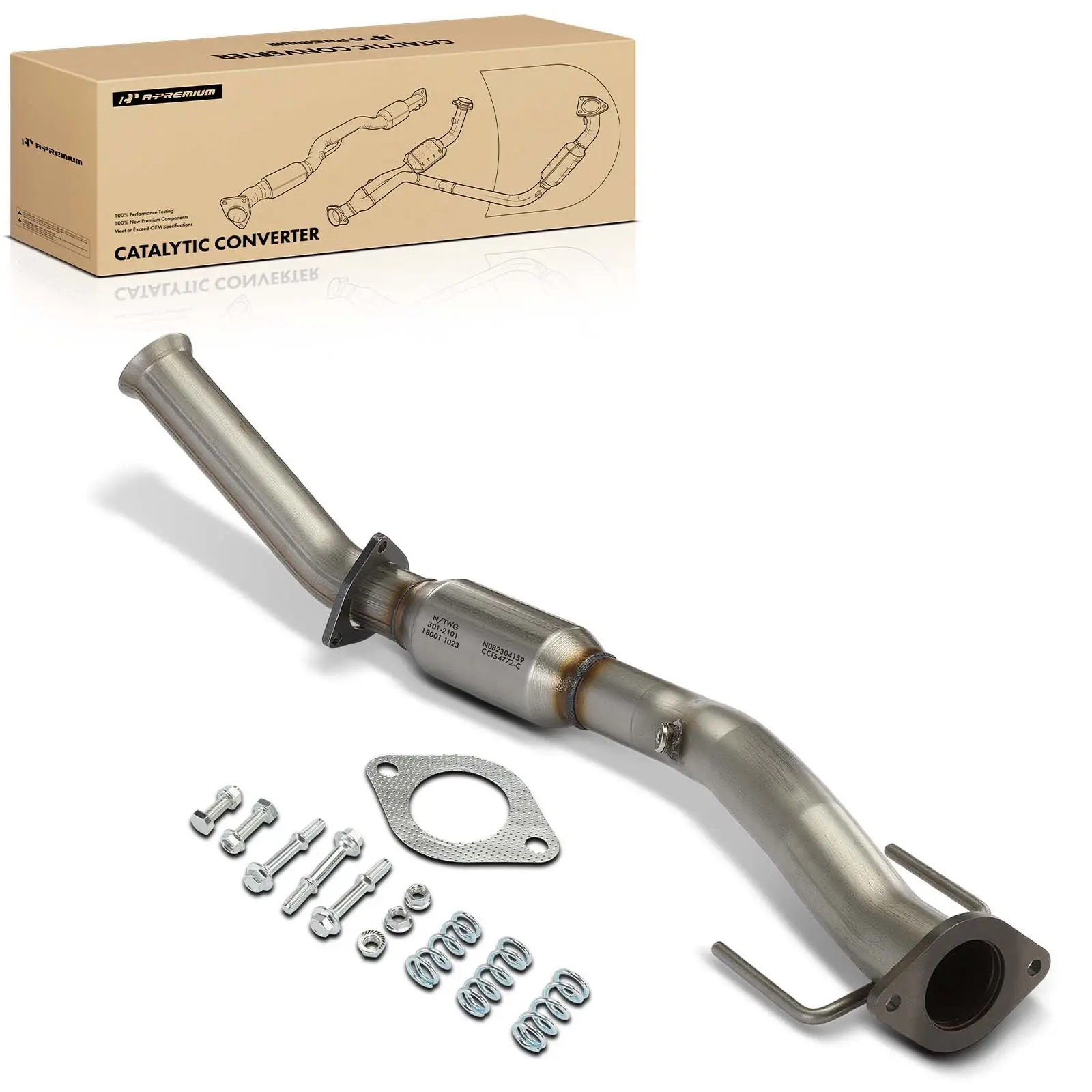 A-Premium Catalytic Converter for GMC Envoy 2006-2007 Saab 9-7x 2006-2007 Buick Rainier 2006-2007 Chevrolet Trailblazer