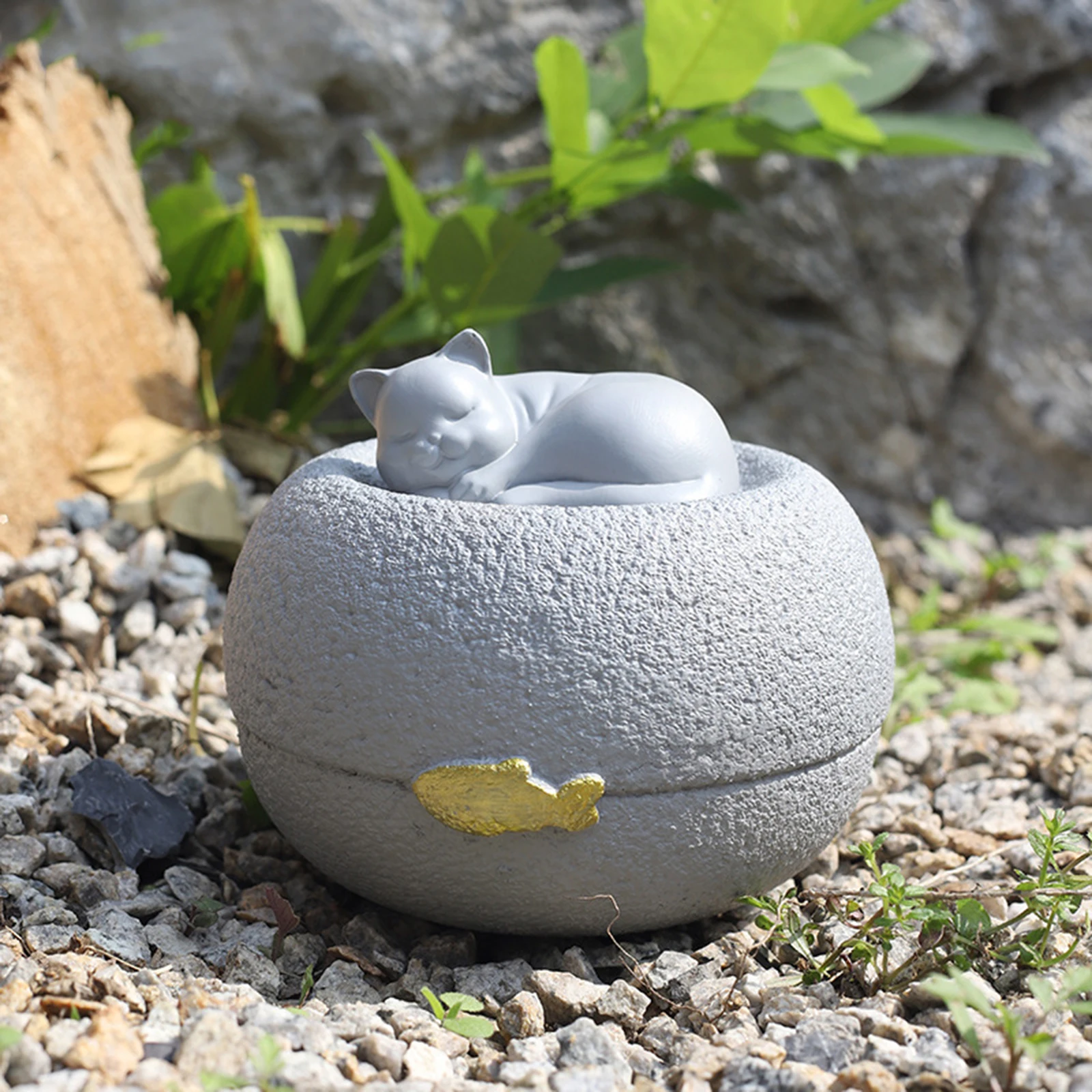 Pet Urns Loose Memorial Pets Gift Sympathy Retain Memories Cremation Memorial Urn for Living Room Home Backyard Lawn Indoor