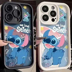 Cute Stitch Case for VIVO Y17S Y22S Y33S Y35 Y36 Y15A Y15S Y33 Y21 Y21S Y03 V23 V30 V30E V23E V27E V27 V29 X100 V25 Pro Cover