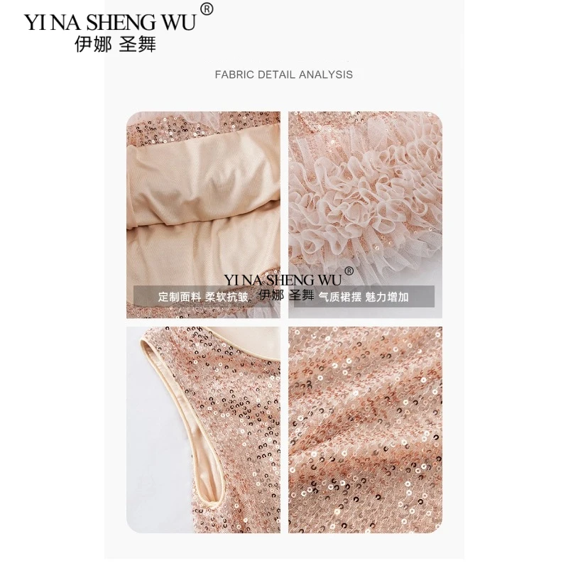 Robe de princesse d'automne pour filles, Tutu de fête élégant, jupe en maille à paillettes moelleuses, en Tulle, robes d'anniversaire, nouvelle collection