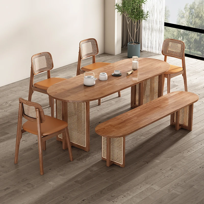 

Center Wood Dining Tables Kitchen Extendable Floor Apartment Office Dining Tables Livingroom Muebles Para El Hogar Furniture