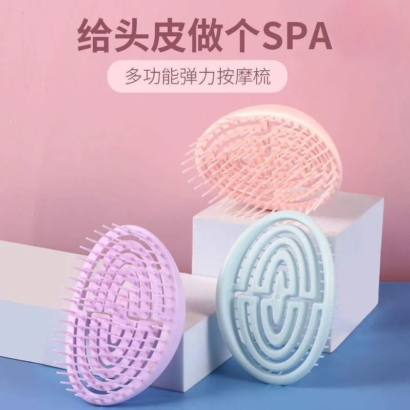 Hollow Out Shampoo Brush Head Massage Brush Personal Care Anti-tangle Hair Washing Hair Scalp Massage Comb Расческа Для Волос