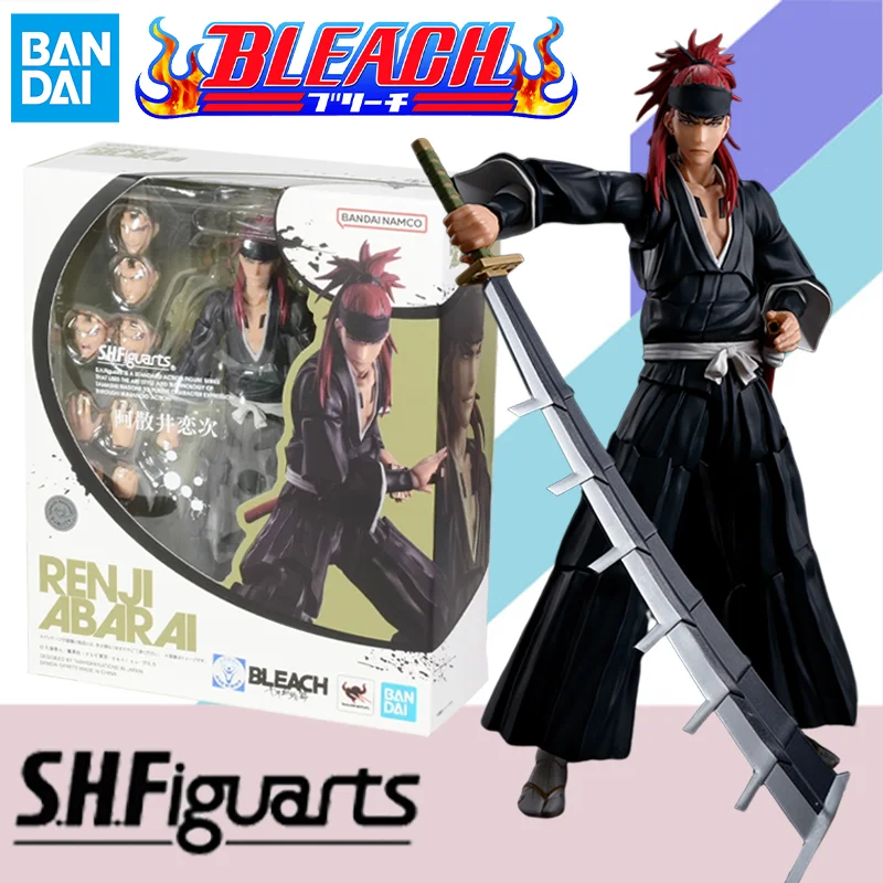 Bandai S.H.Figuarts BLEACH:Thousand Year Blood War Abarai Renji Kurosaki Ichigo TENSAZANGETSU Anime Action Figure Finished Model