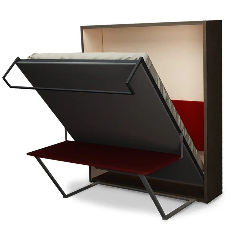 Folding desk computer desk flap bed multi-function wall cabinet bed