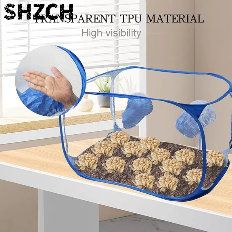 Portable Vacuum Box Mycology Foldable Mushroom Growing Kit Mushroom Growing Tent Growing Bags