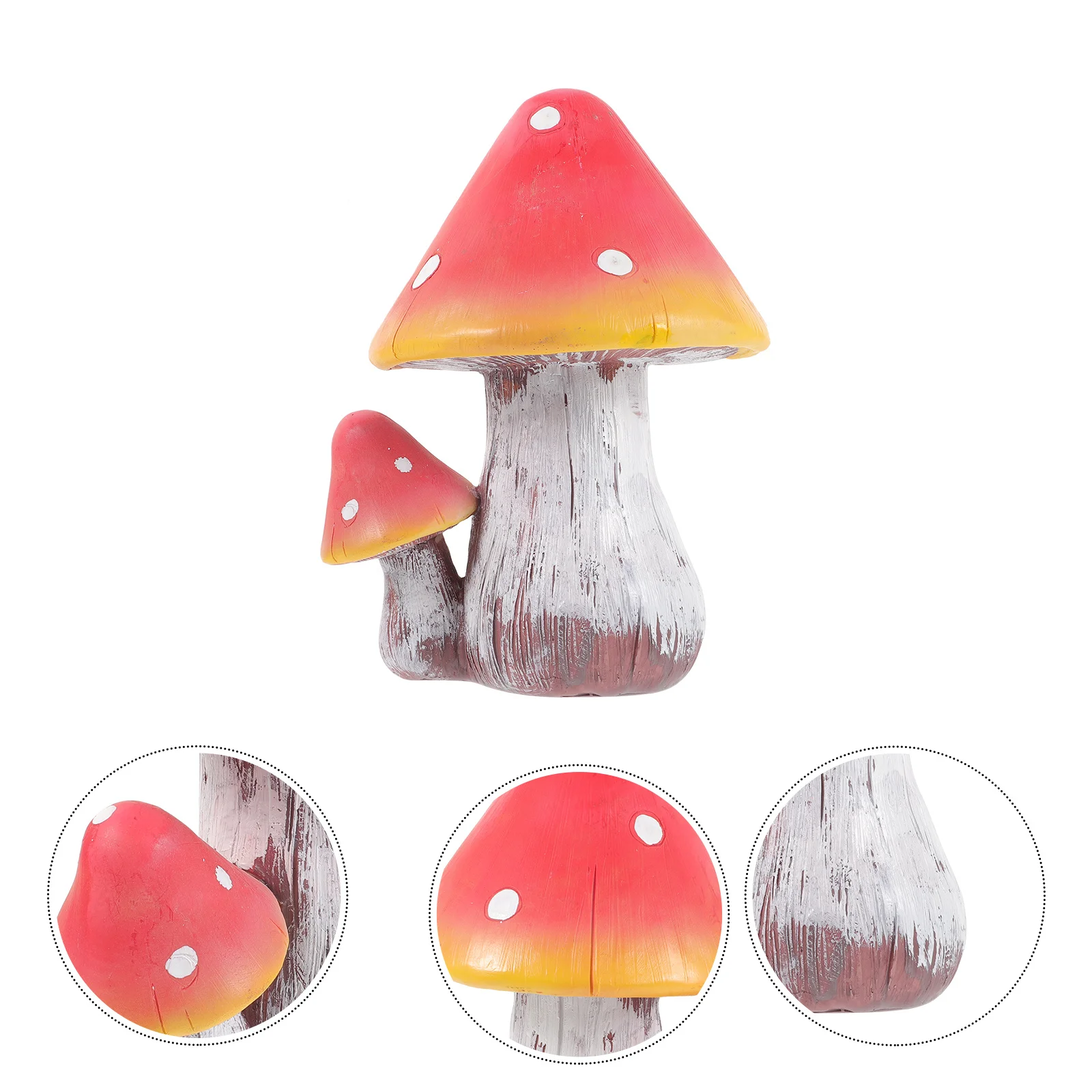 

Large Mushroom Statue Resin Garden Decor for Outside Yard Lawn Porch Home Outdoor Decoration Landscape Craft Mushroom Statue