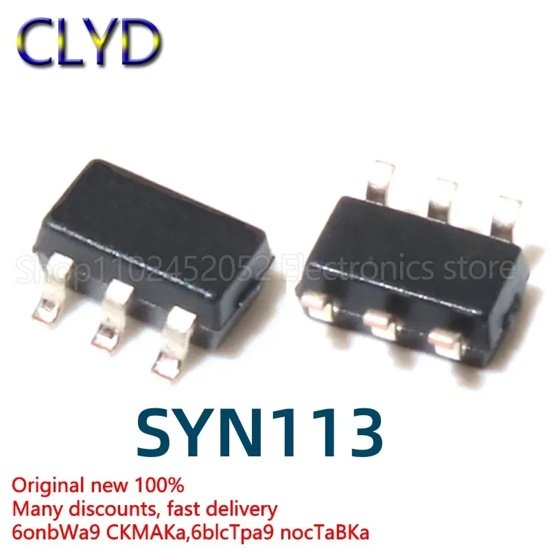 5PCS/LOT New and Original SYN113/F113 SOT23-6 300-450MHz ASK/OOK transmitter IC