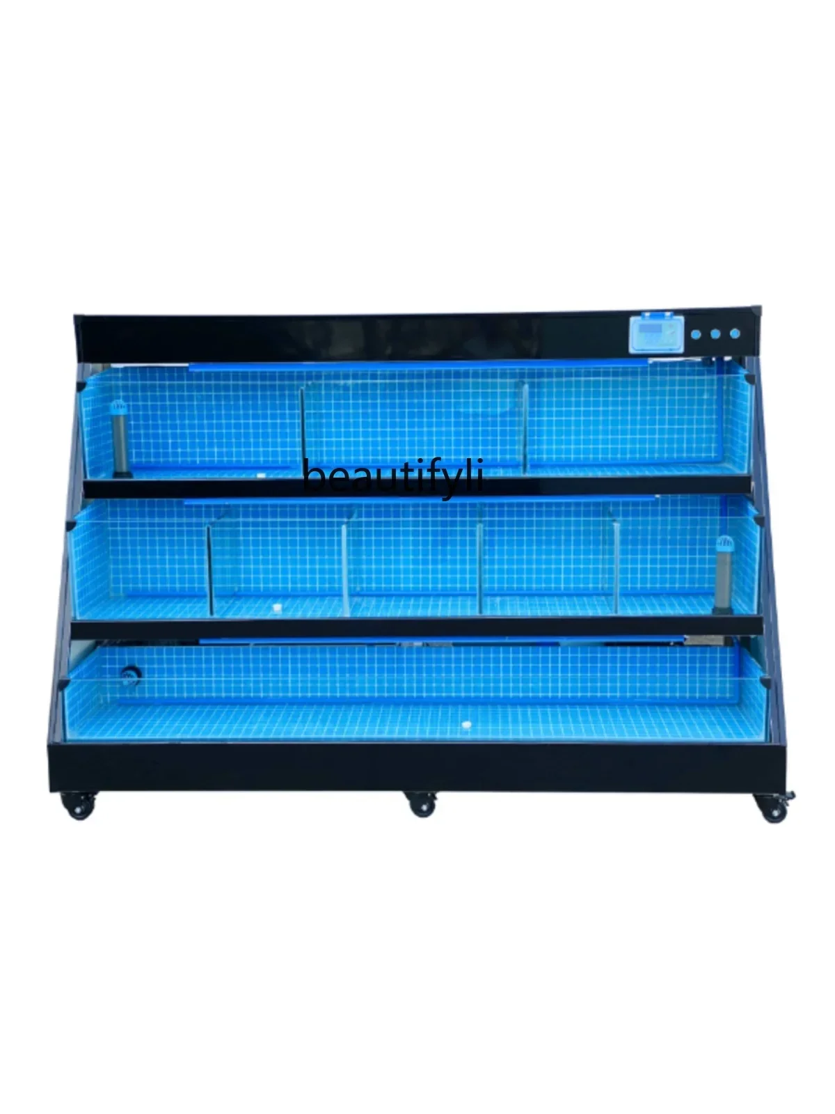 

Supermarkets sell fish breeding tanks for commercial use mobile seafood pond refrigerators are integrated glass fish tanks