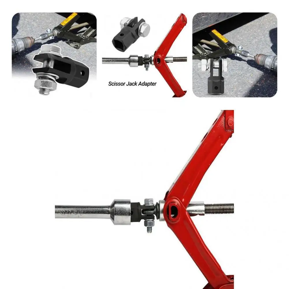 Useful Car Jack Adapter Heavy Duty Vehicle Repair Scissor Jack Adapter Scissor Jack Adapter Scissor Jack Connector