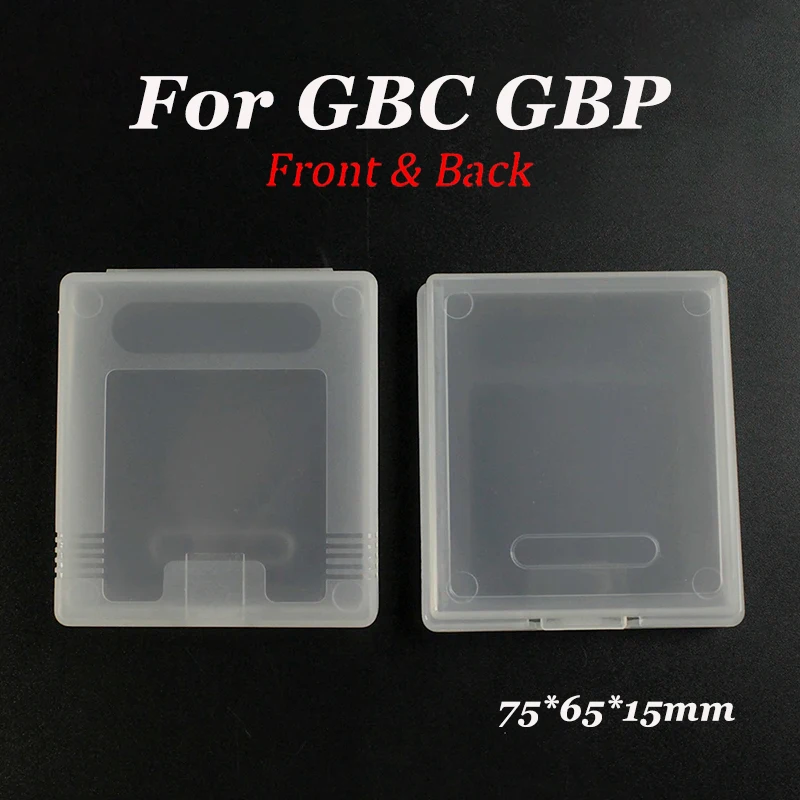 1-5Pcs Plastic Game Card Cases For Game Boy Color GBC GBP GBA Dust Cover Cartridge Gaming Cards Anti-Dust Clear Protective Box