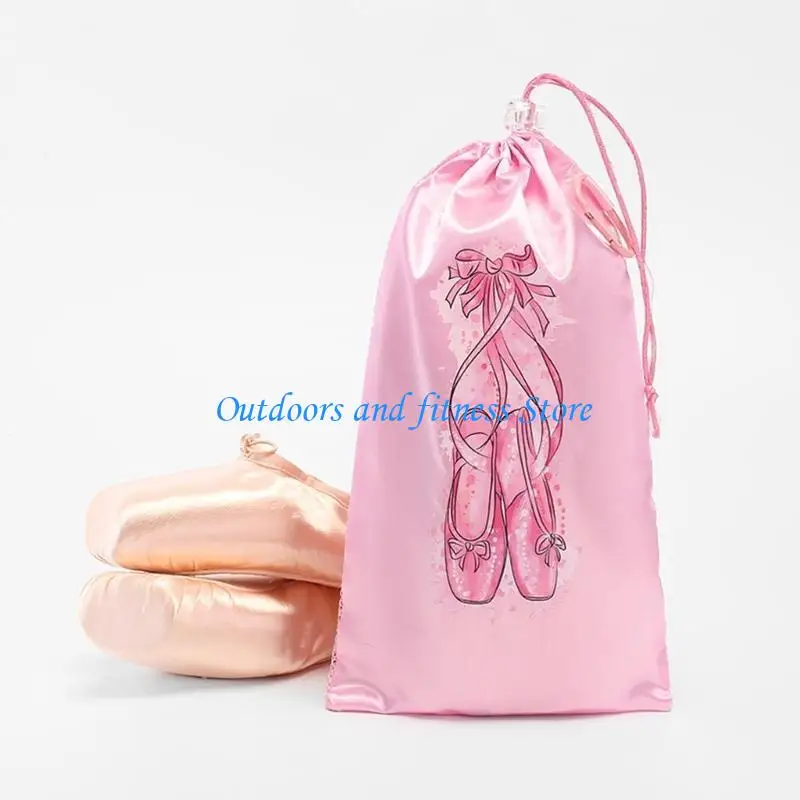 

H053 Ballet Shoe Bag Dance Shoe Drawstring Bag Shoes Bag Ballet Shoe Storage Bag Ballet Organizers Bag for Girls