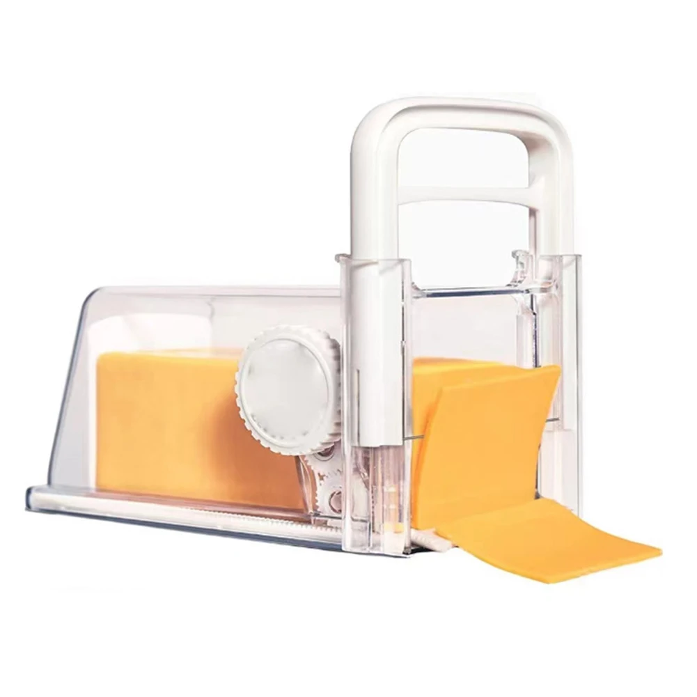 

Foe Kitchen Household Cheese Cutter Butter Cutter 1pcs 22.8x13.4x15.4cm Stainless Steel White Butter Cutting Cheese Slicer