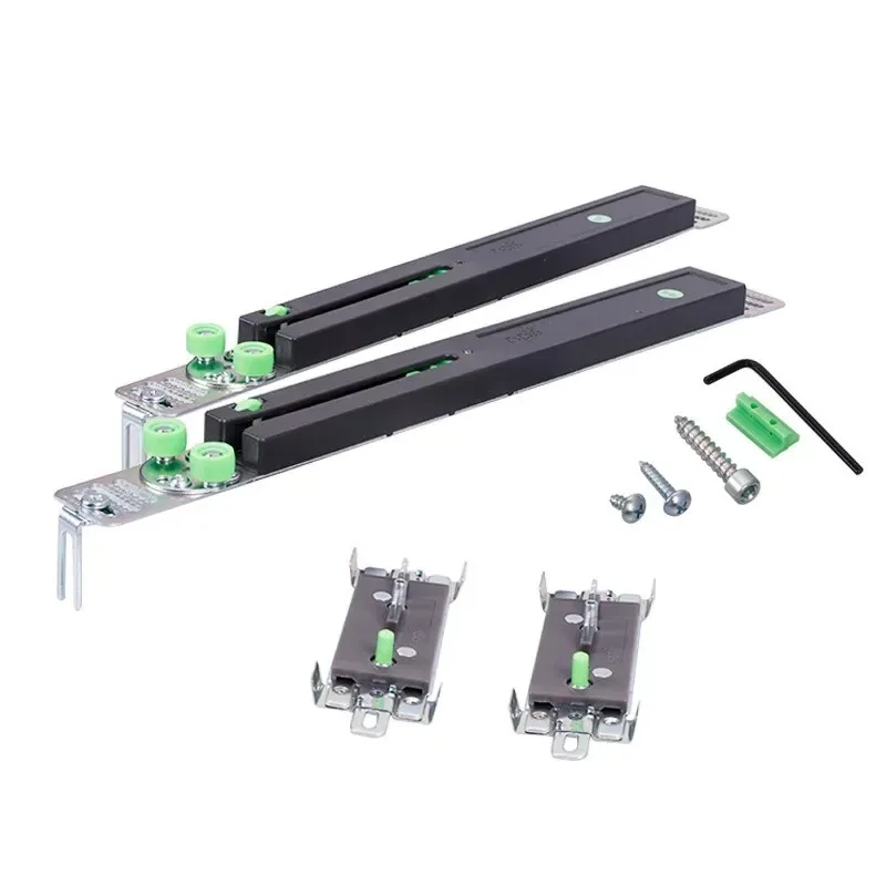 1set  Wardrobe Sliding Door Buffer Sliding Door Damper Door Rail Collision Avoidance Limit Pulley