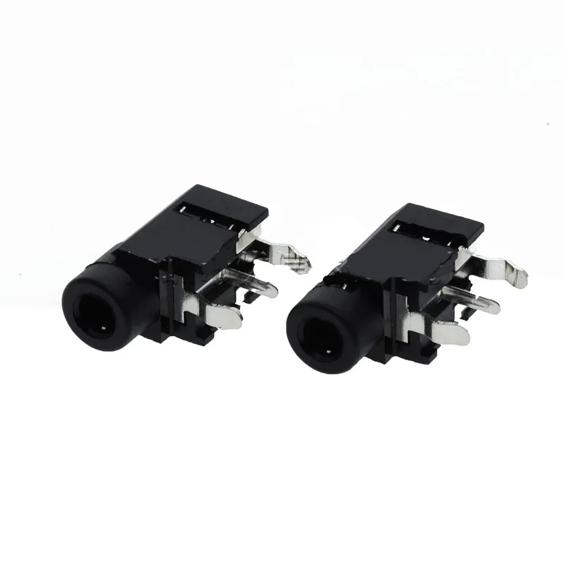 10PCS PJ-314A 3.5MM Single/Dual Channel, Stereo Audio Headphone Socket PJ-314 3Pin Connector