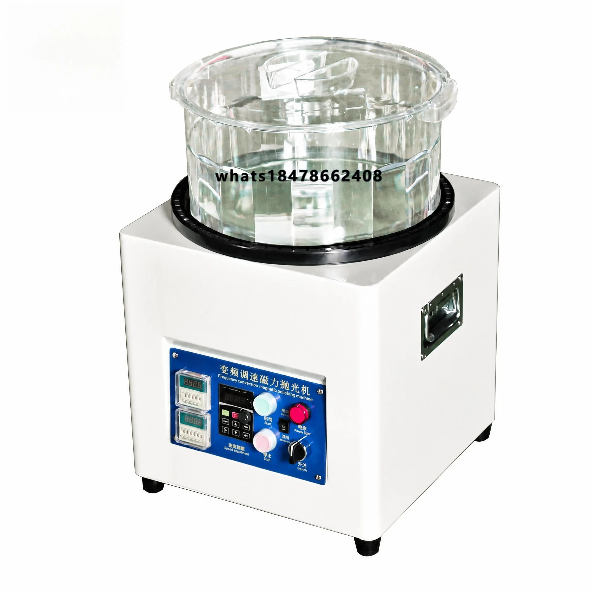 LYH-360B Variable Speed Magnetic Polishing Machine Automatic Deburring Machine for Electronic Parts 1.5kW Jewelry Polishing