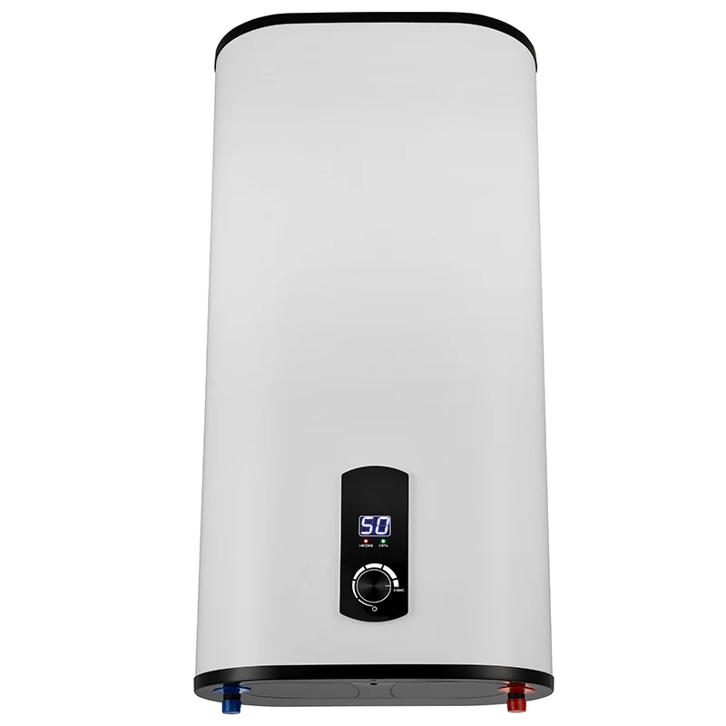 Waterproof  Slim Flat Vertical Rectangular Enamel Double Tank Boiler Home Appliance Electric Water Heater Storage