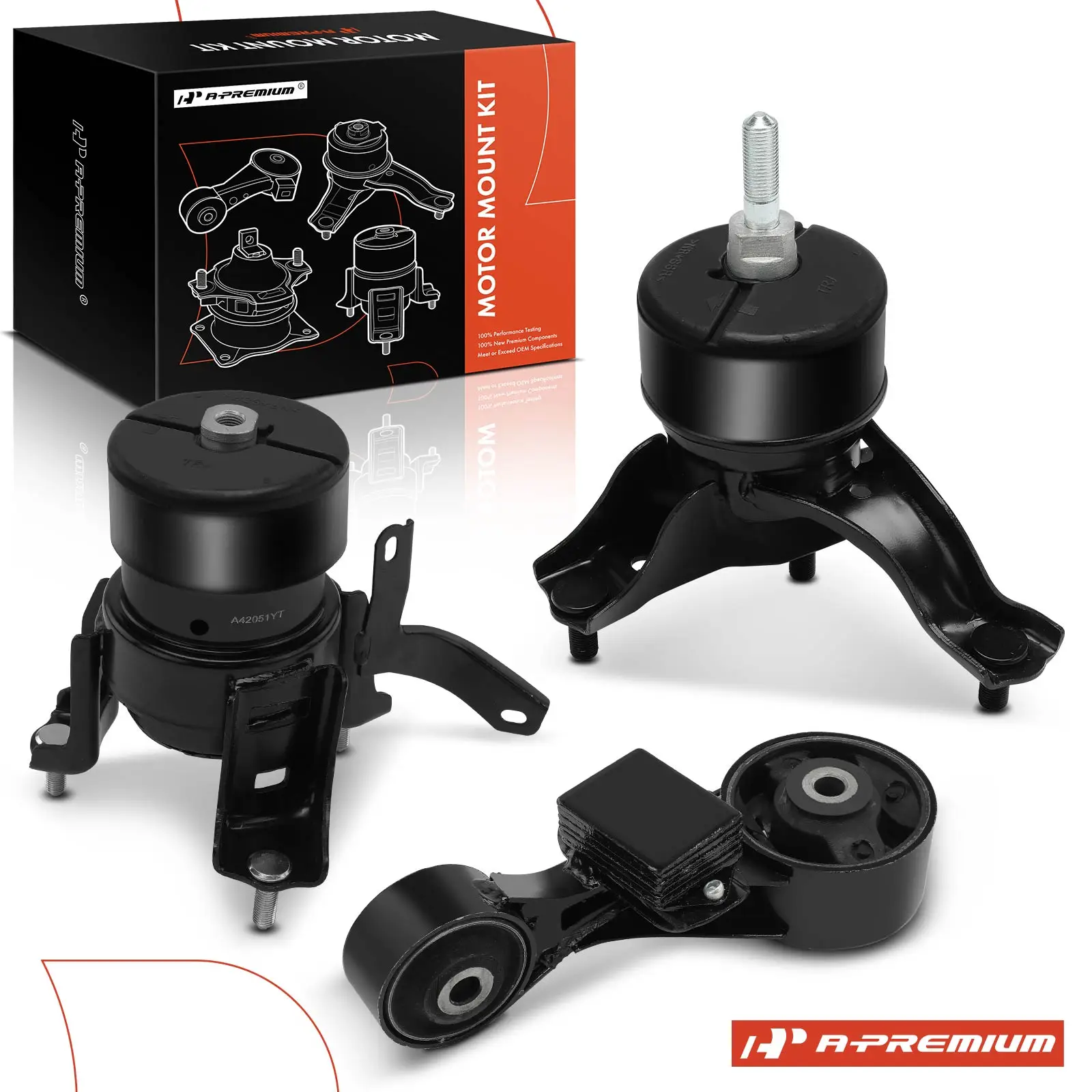 A-Premium 3pcs Engine Motor & Torque Strut Mount for Toyota Camry 2012-2016 Avalon 2013-2018 Lexus ES300h 2013-2017