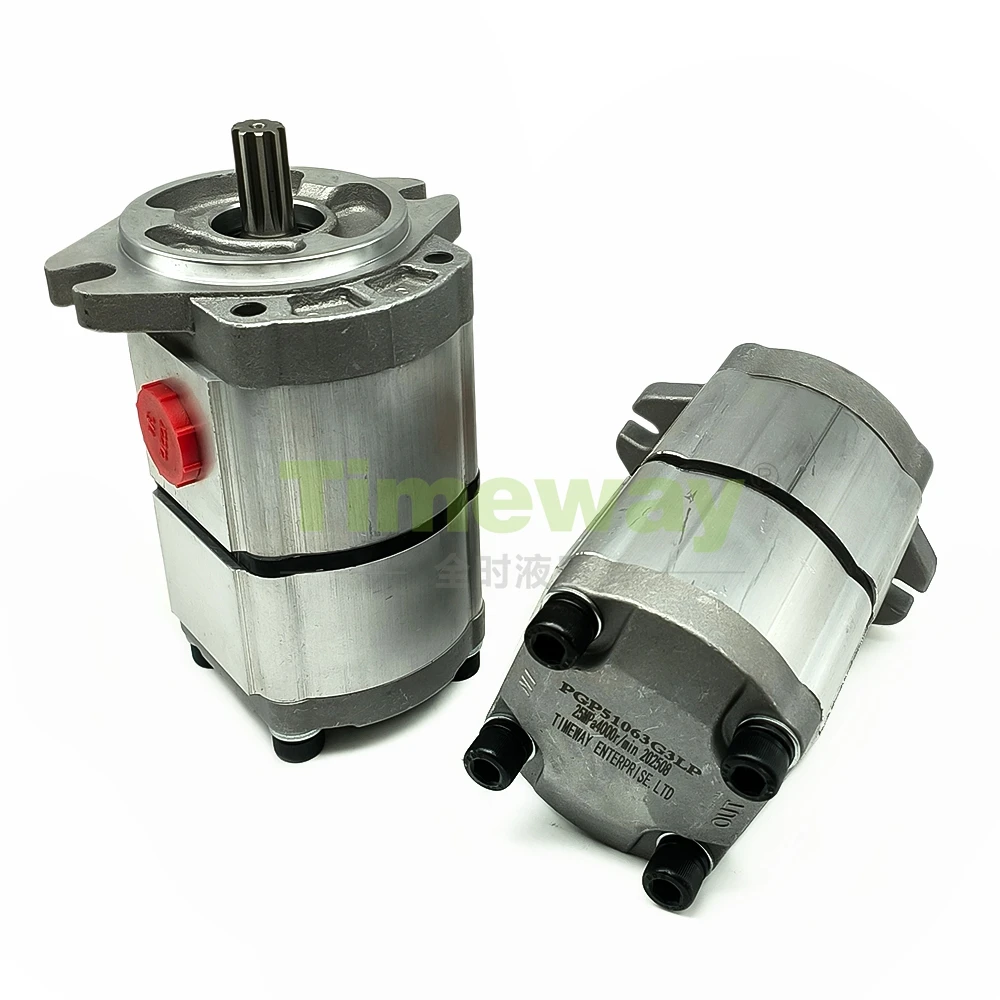 CBL-FD Series Double Hydraulic Gear Pump CBL-FD12/03 CBL-FD10/03 High Pressure 1 Inlet 2 Outlet Gear Oil Pump