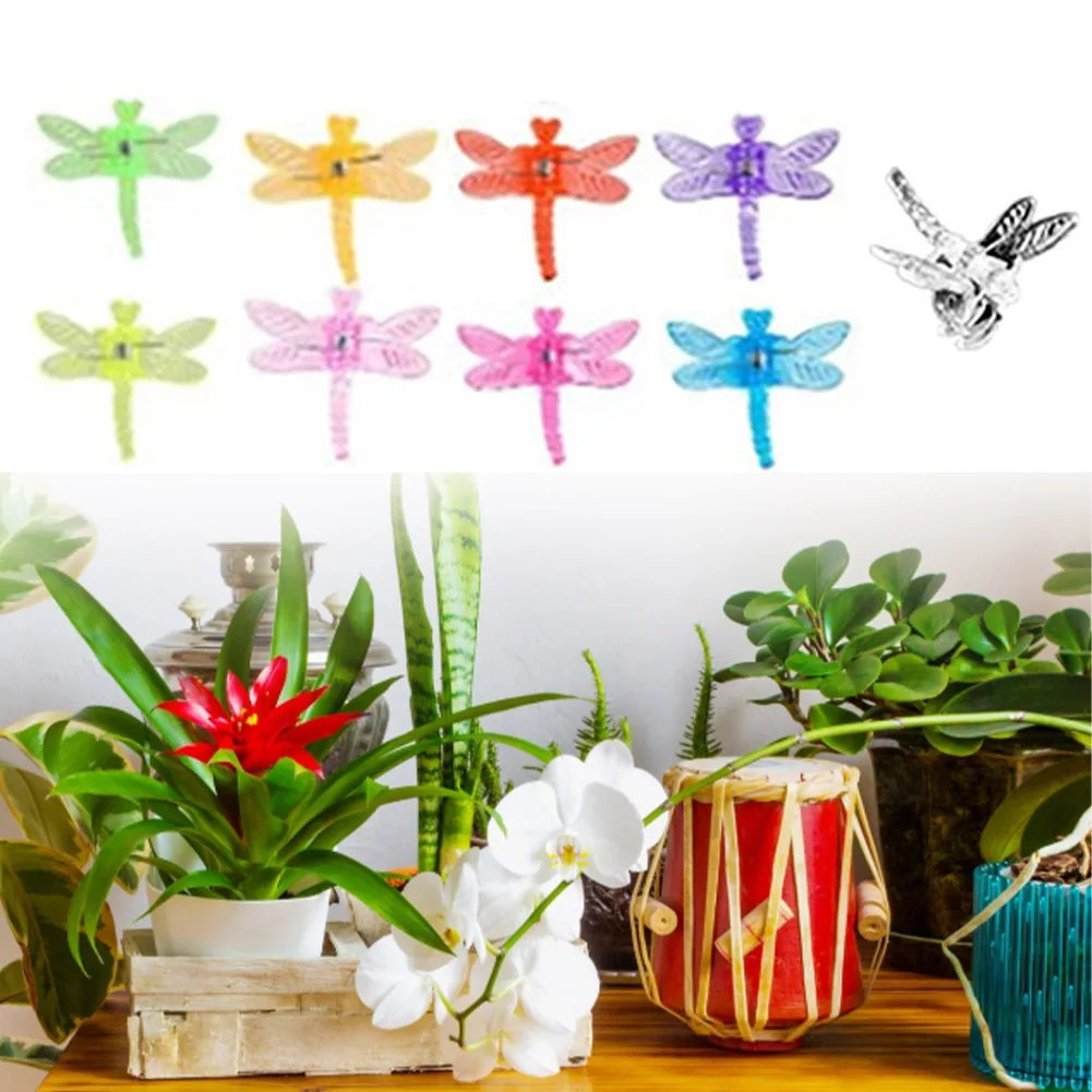 

Dragonfly Support Clips 15*15*5cm Packing Size Climbing Plant Clips Multi-Color Options Reusable Plant Support