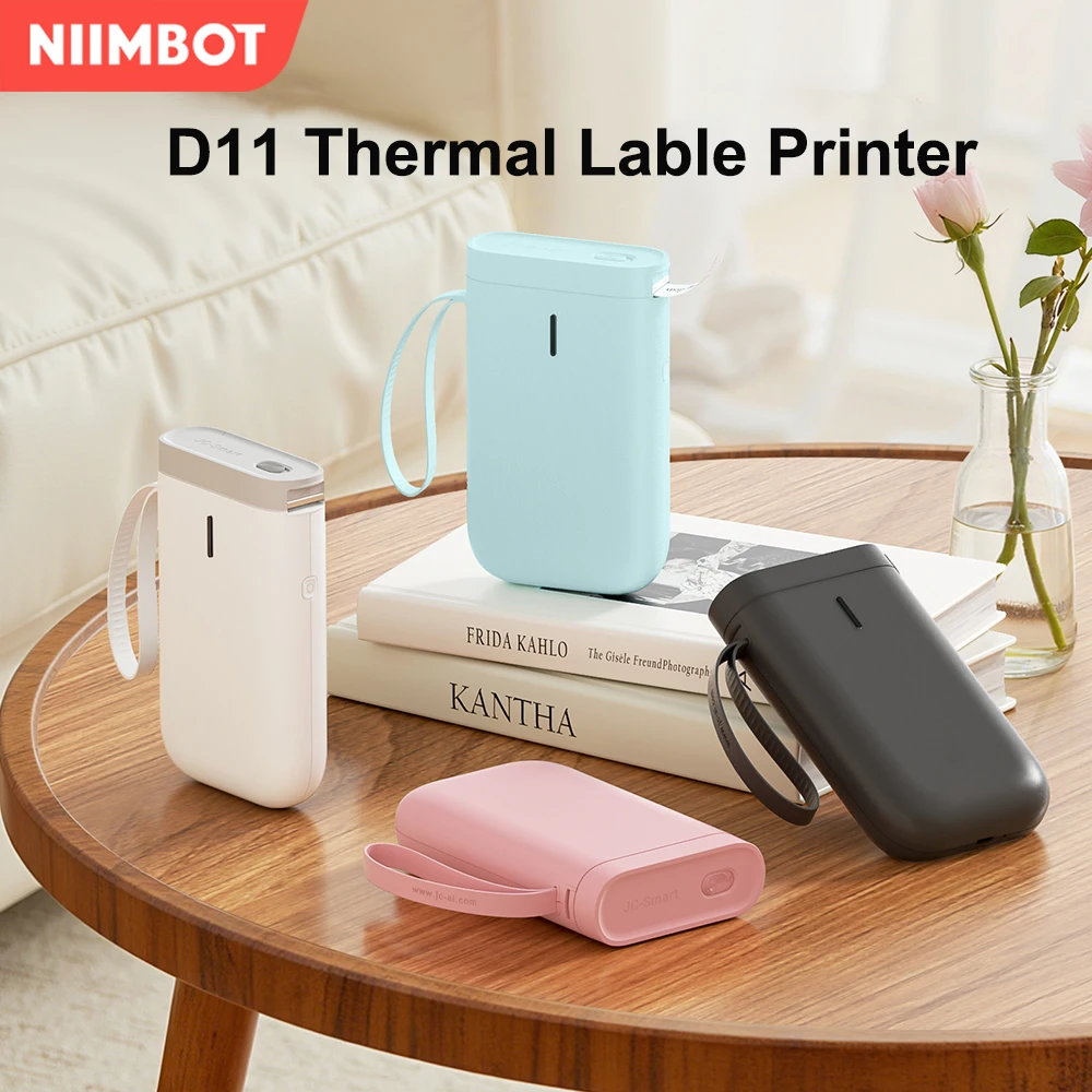 

Niimbot D11 Label Printer Portable Wireless Connection Multiple Templates for Phone Easy to Use Office Home USB Rechargeable