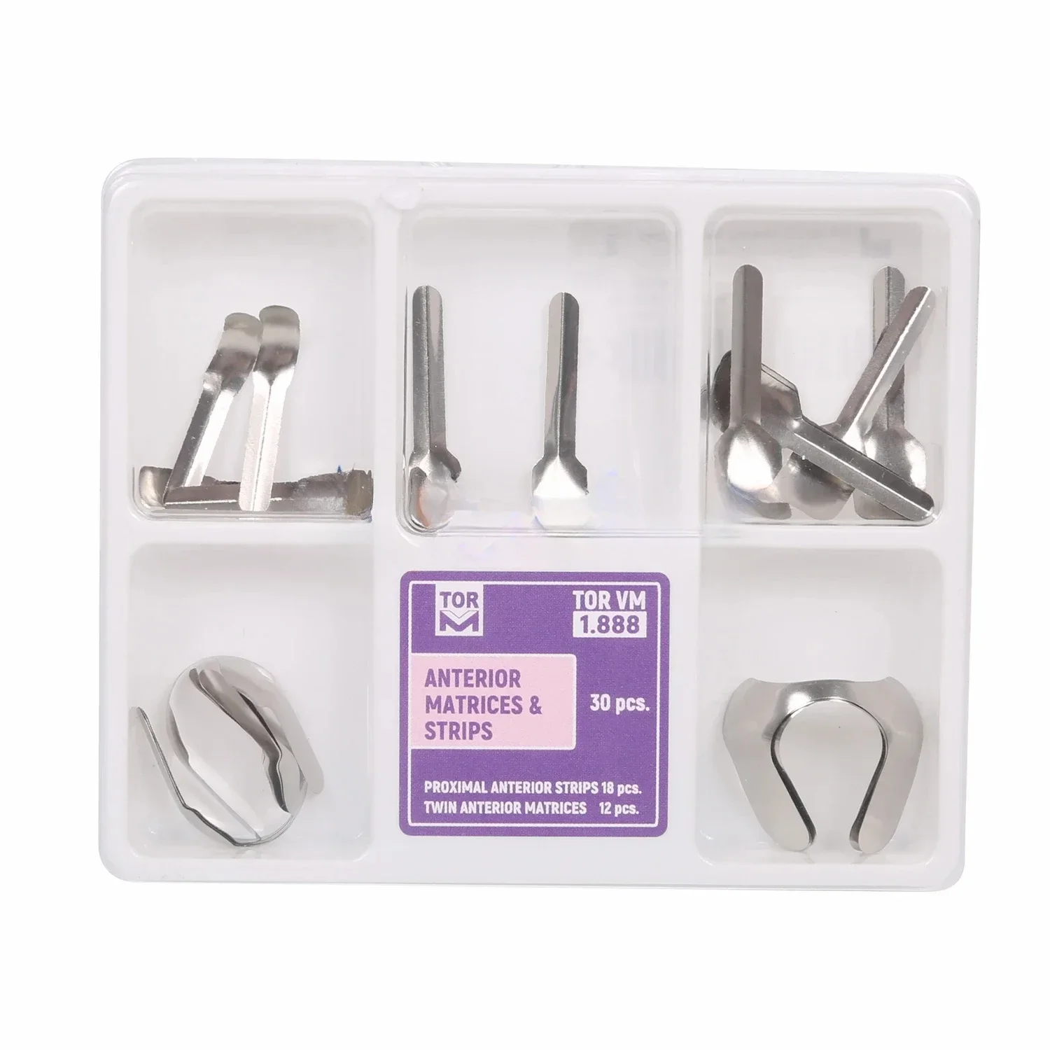 Original TOR Matrices Band Kit Dentals  Anteriors Matrices And Strips Stainless Steel Proximals Strips  1.888