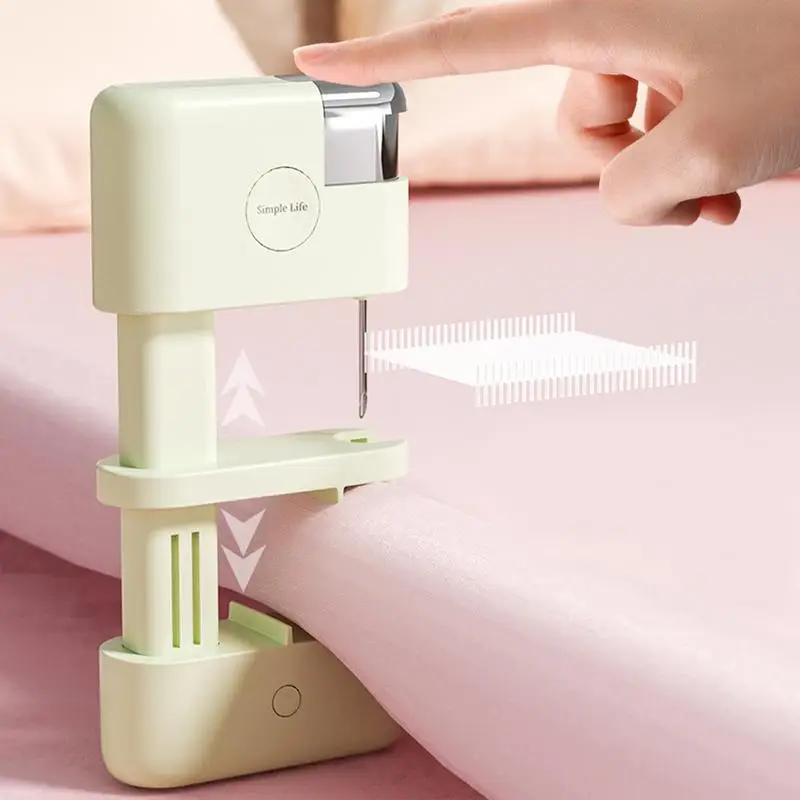 Bedding Holder Pins Safety Quilt Fixing Buckle 24 Soft Rubber Buttons 200 Invisible Rubber Needles Needleless Non-slip Comforter