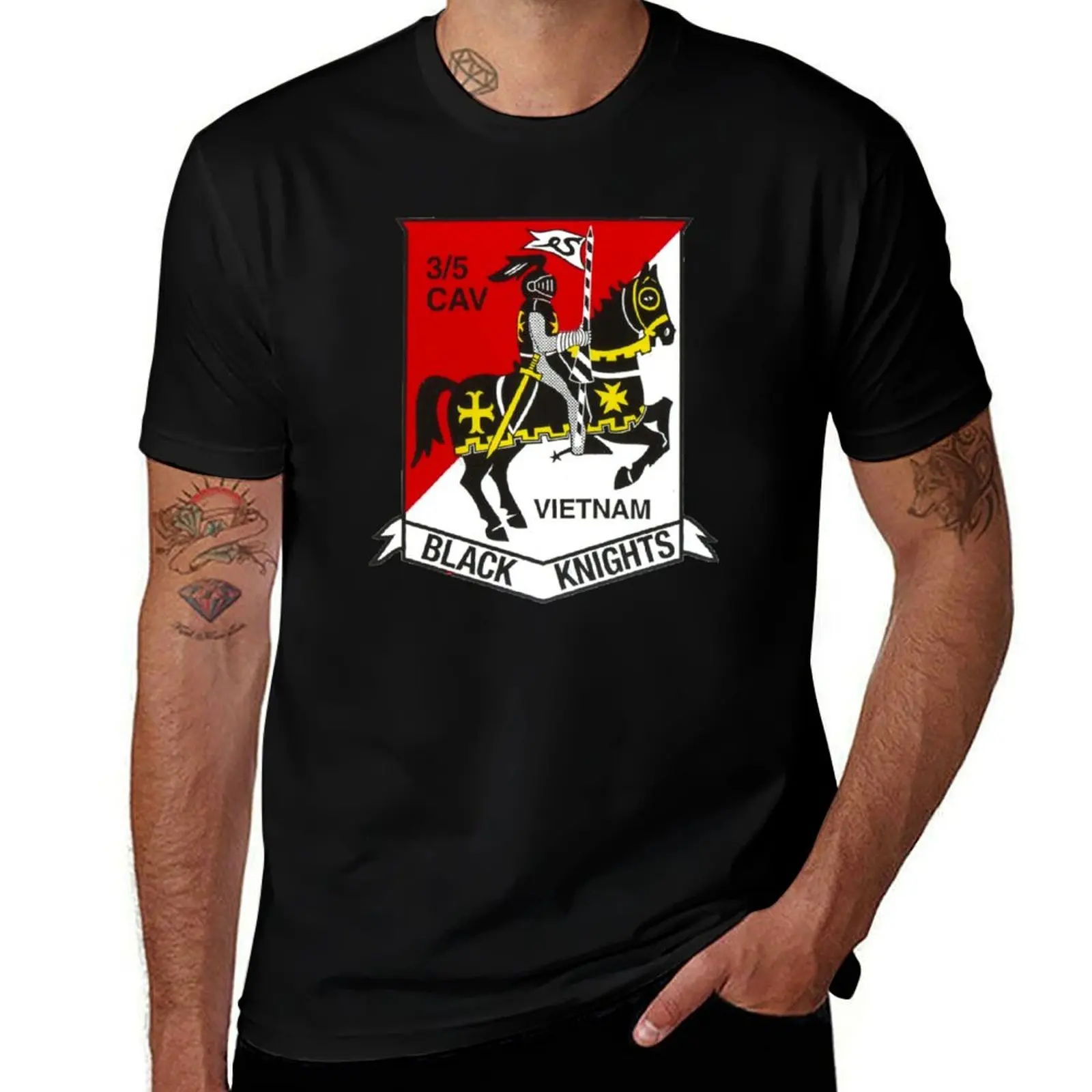 3RD SQUADRON 5TH CAVALRY T-Shirt Casual Basic Short Sleeve T-Shirt
