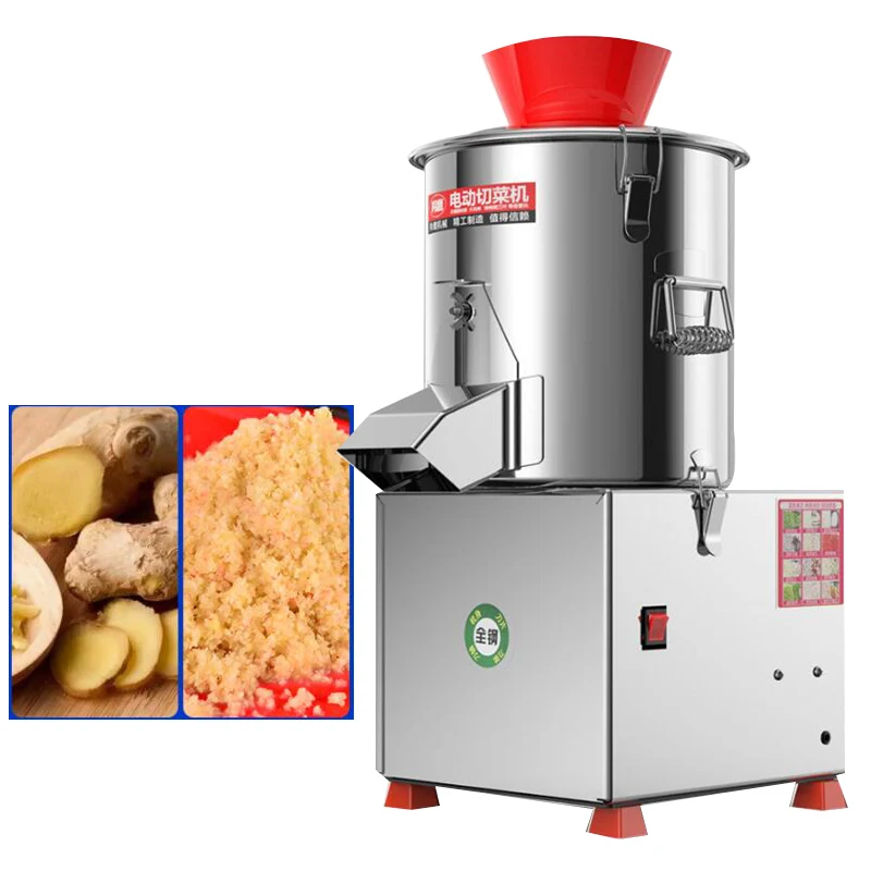 Vegetable Chopping Machine Food Processor Cutting Chili Meat Stuffing Chopper Grinder Stainless Electric Vegetables Pellet Machi