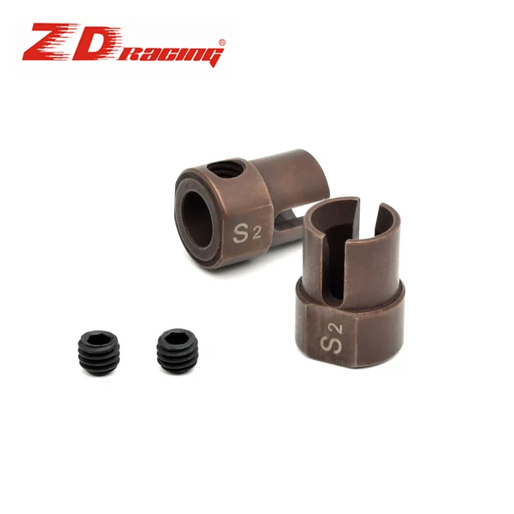 ZD Racing Metal S2 Alloy Steel Drive Cup Joints Driving Gear Connector 8656 for 1/7 DBX-07 DBX07 RC Car Original Upgrade Parts