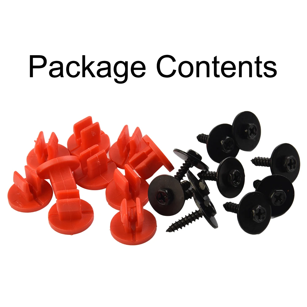 

Engine Undertray Cover Clips Screws Set for Mondeo MK3 MK4 For Ford MK3 (10 Screws + 10 Plastic Grommets)