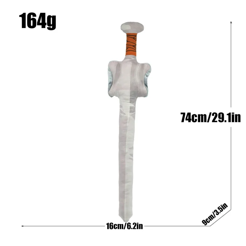 He-Man Sword of Power Plush Soft Stuffed Toy Collectible Pillow Cuddly Gift For Kids Boys Girls Birthday