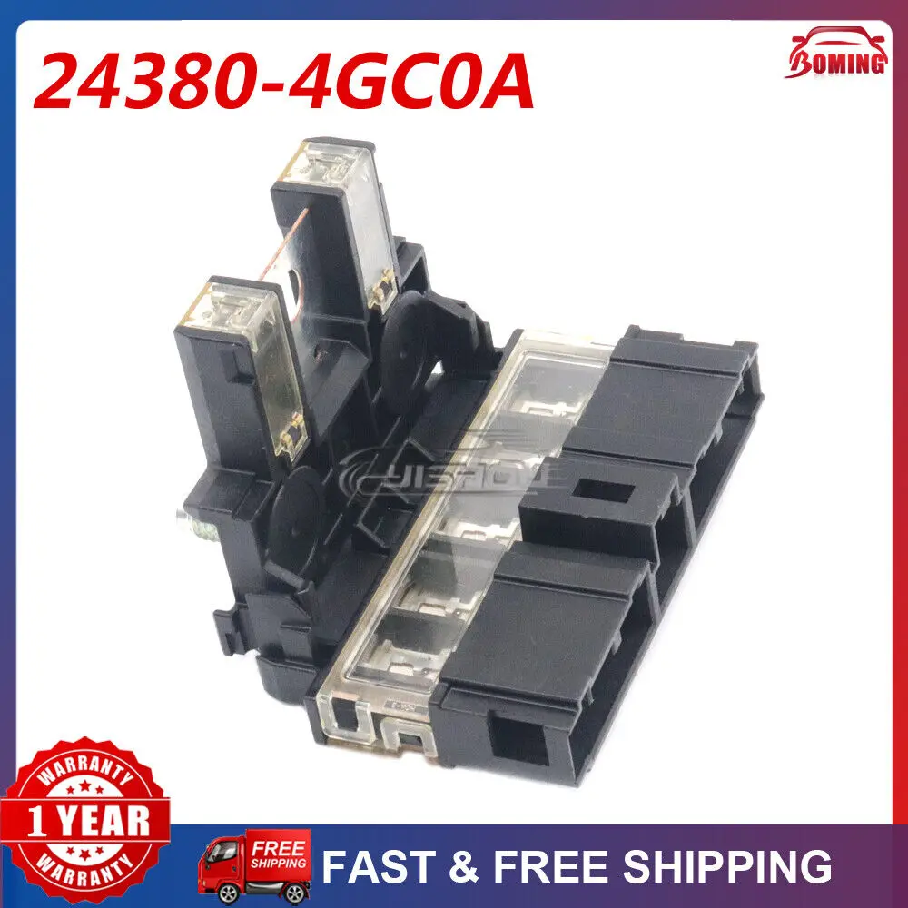 24380-4GC0A Fusible Fuselink Battery Fuse & Terminal For INFINITI Q50 Q60 243804GC0A For Nissan Altima Frontier Titan