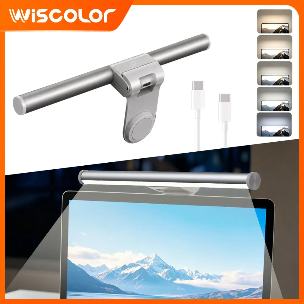 RGBIC Led Lights Setup Dimmable Monitor Light Bar Smart Wifi Music Remote Control Monitor Decorations Lightbar Gaming Bar Lamp