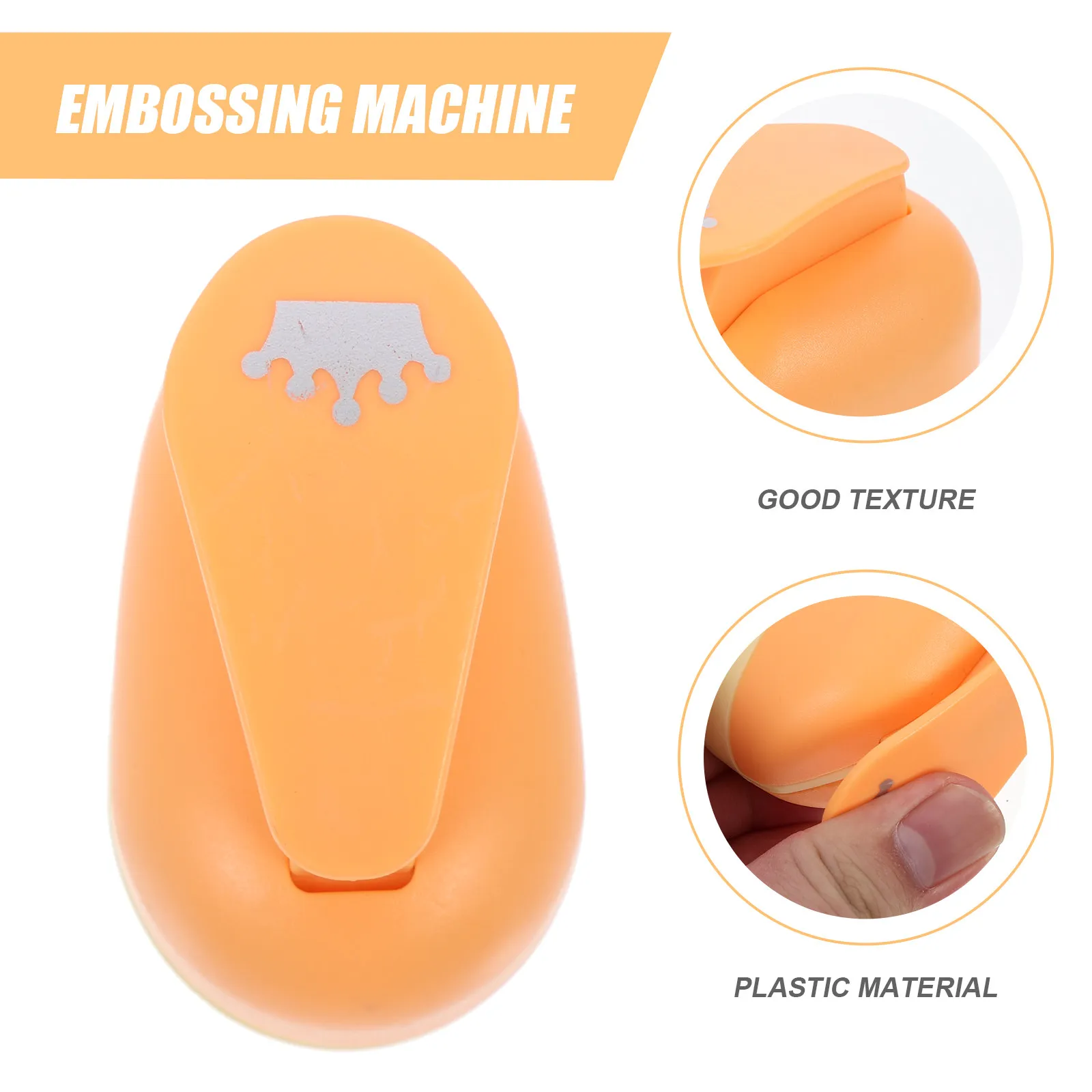 Easy to Use Portable Paper Punch for DIY Crafts Scrapbook Decoration Card Making Kids Art Projects Photo Album Journal Envelope