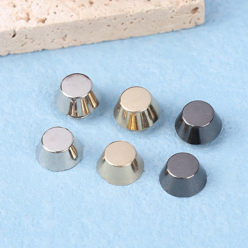 10Sets 12mm Metal Bag Legs Bottom Rivets For Leather Studs Bag Wear Protection Rivets For Bag Bottom Bag Belt Accessories