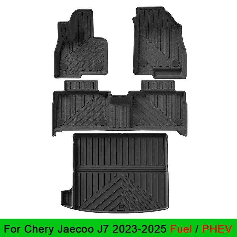 

for Chery Jaecoo J7 2023 2024 2025 Floor Mats Car Mat TPE Waterproof Foot Mat Full Covers Accessories Specialized