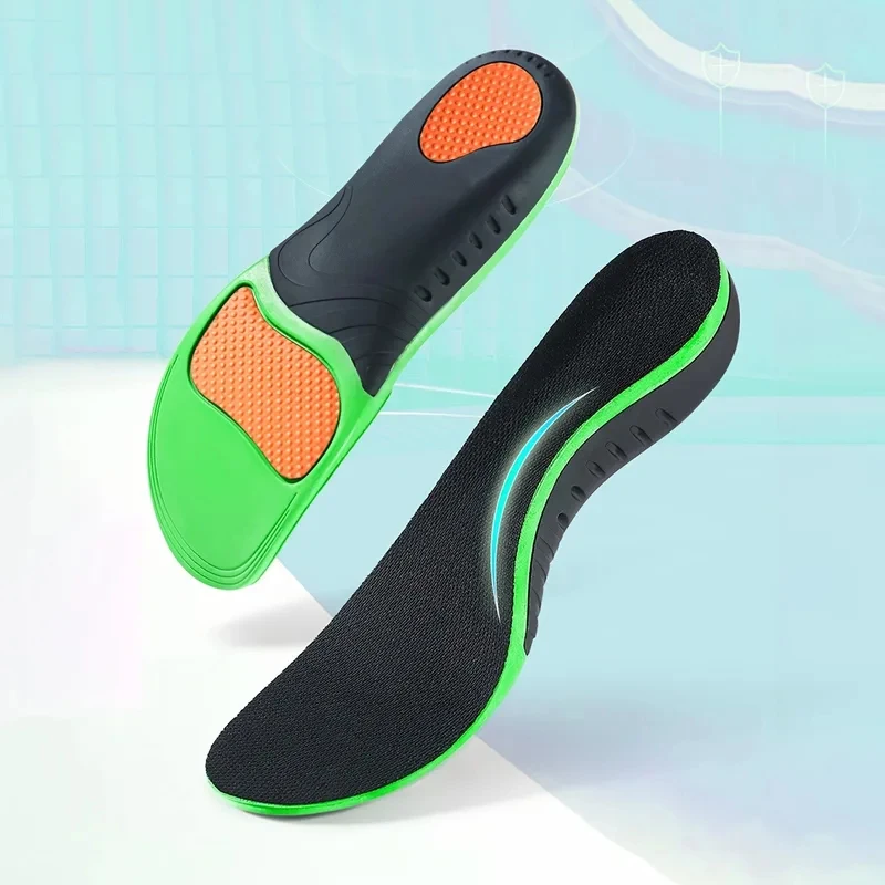 Unisex-Einlegesohlen mit Fußgewölbestütze – Hochelastischer Schaumstoff und Nylon-Unterlegscheiben |   Stoßdämpfung, Fersenpolster & Sohlenschutz für Sport, Wo