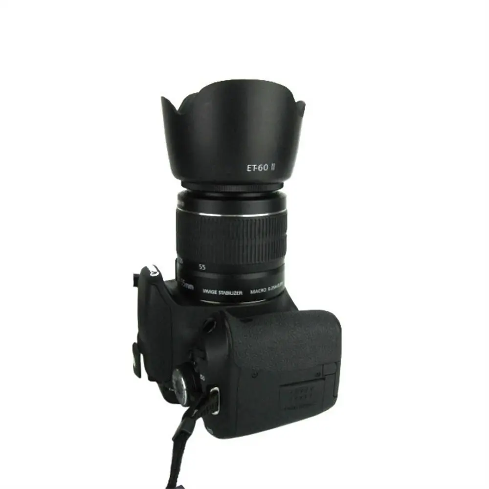 

Photogarphy 75-300MM II Lens Hood ET-60 II 90-300MM Camera Hood Reversible et60ii For Lens Hood for 55-250MM