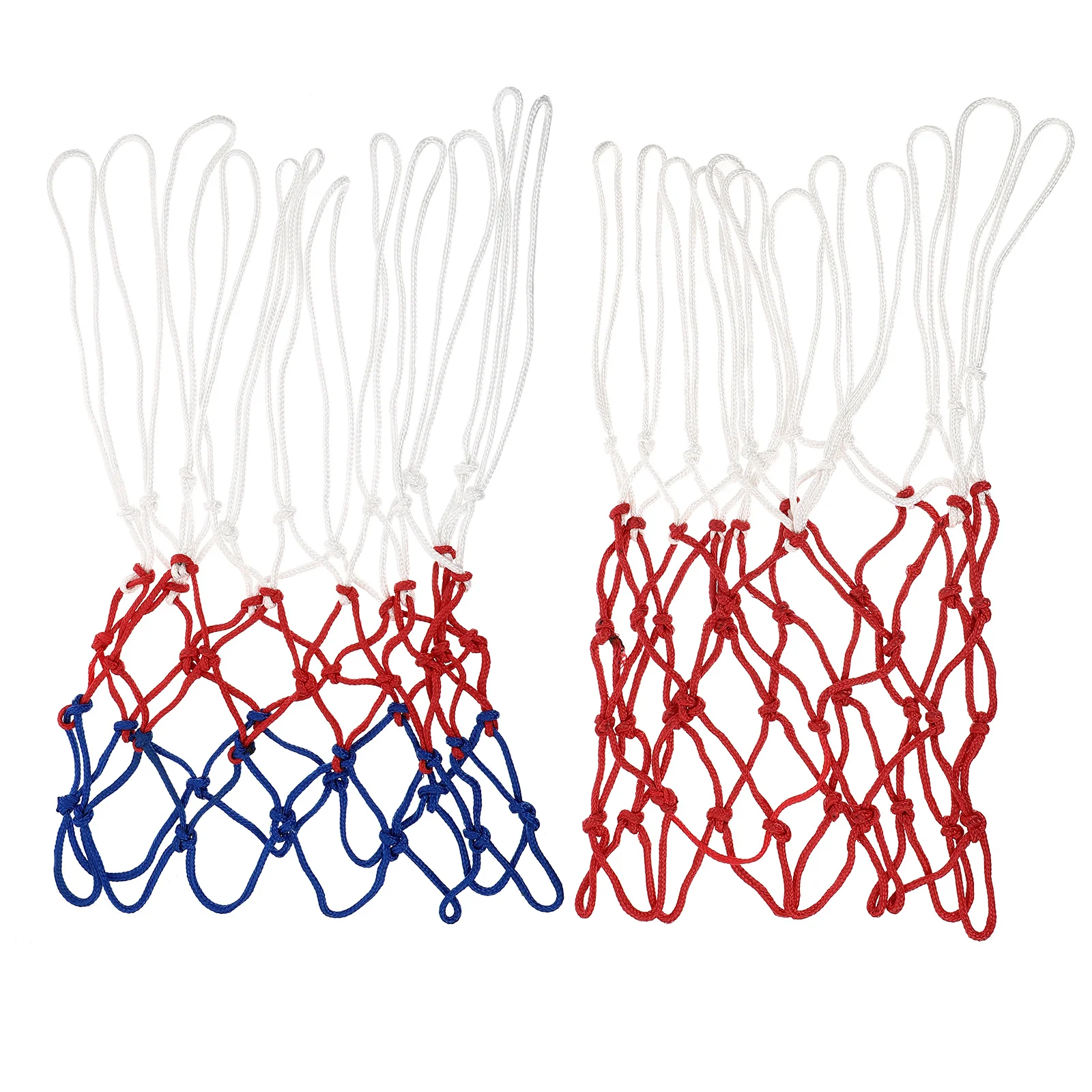 2 шт., баскетбольная сетка для уличной корзины, сетка для мячей, толстая уличная сетка для использования в помещении для парка, кампуса, сетка для мячей, профессиональная