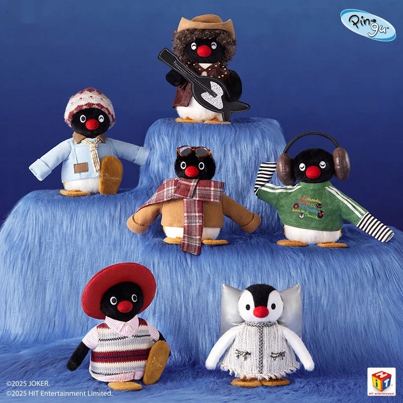 

Pingu винтажная серия Ootd слепая коробка 45-летие Kawaii брелок аниме коллекция фигурок детские подарки модные игрушки-сюрпризы