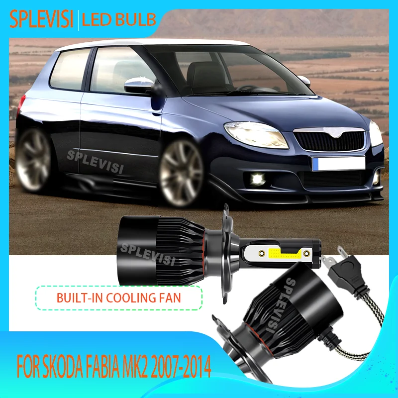 

Steady Light Output LED Headlights for Safe Journeys For Skoda fabia MK2 2007-2014 2007 2008 2009 2010 2011 2012 2013 2014