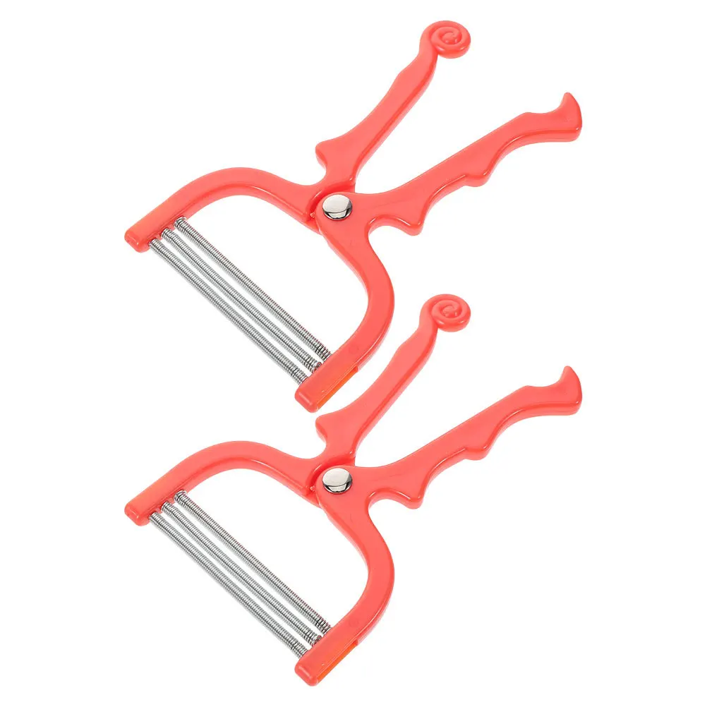 قطعتان من أداة إزالة شعر الوجه اليدوية لنزع الشعر الربيعي للنساء للوجه والذقن والشفة العلوية تدوم طويلاً وإزالة شعر الوجه الناعم #3