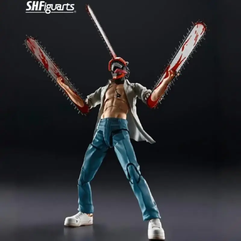 العلامة التجارية الجديدة بانداي بالمنشار رجل S.H.Figuarts الفيلم Raze Arc Denji أنيمي عمل أرقام اللعب نموذج PVC جمع مهرجان هدية