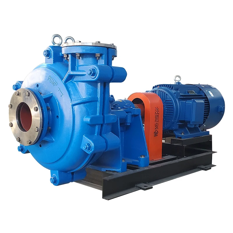 Centrifugal Pump Conveying Corrosive Slurries Containing Solid Particles Horizontal Slurry Pump