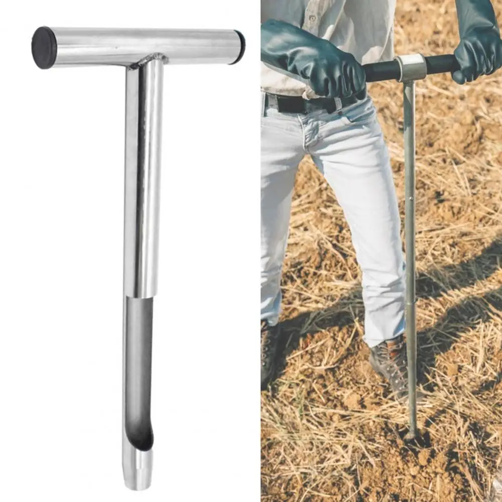 13 Inch Soil Sample Probe With T-Handle Sampler Probe Soil Sampling Tools Soil Sampler Tubular T-Handle Farm Testing Probe Tools