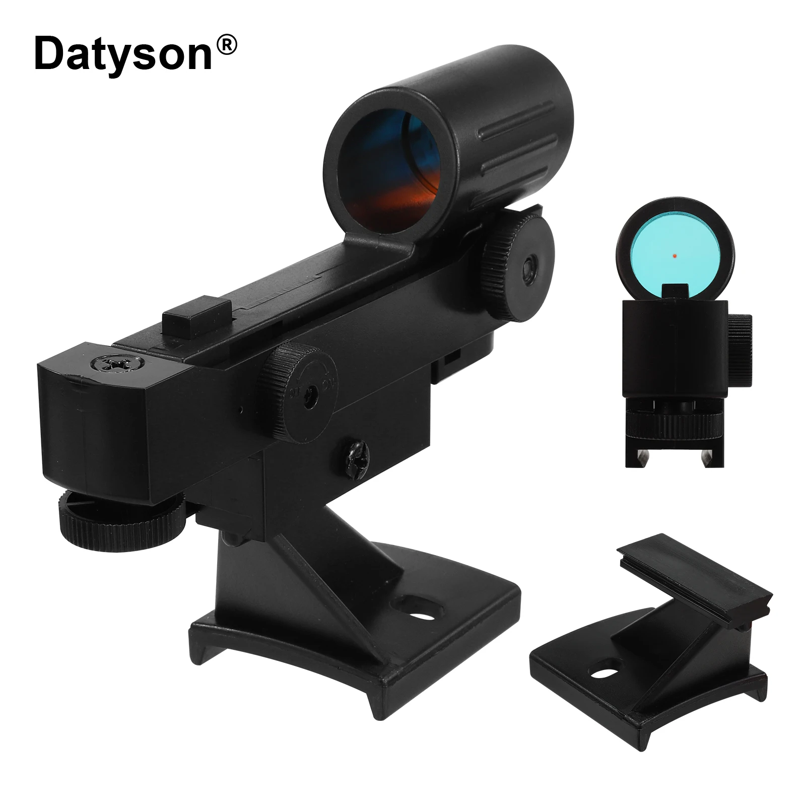 Datyson 5P9915F Red Dot FinderScope Adjustable Brightness Direction for Astronomical Telescope Photography Planetary Observation