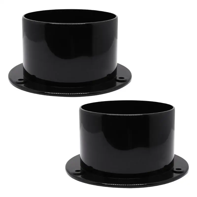 

R9UF Pack of 2 Plastic Round Duct Flanges for Exhaust Fans & Dryers Use