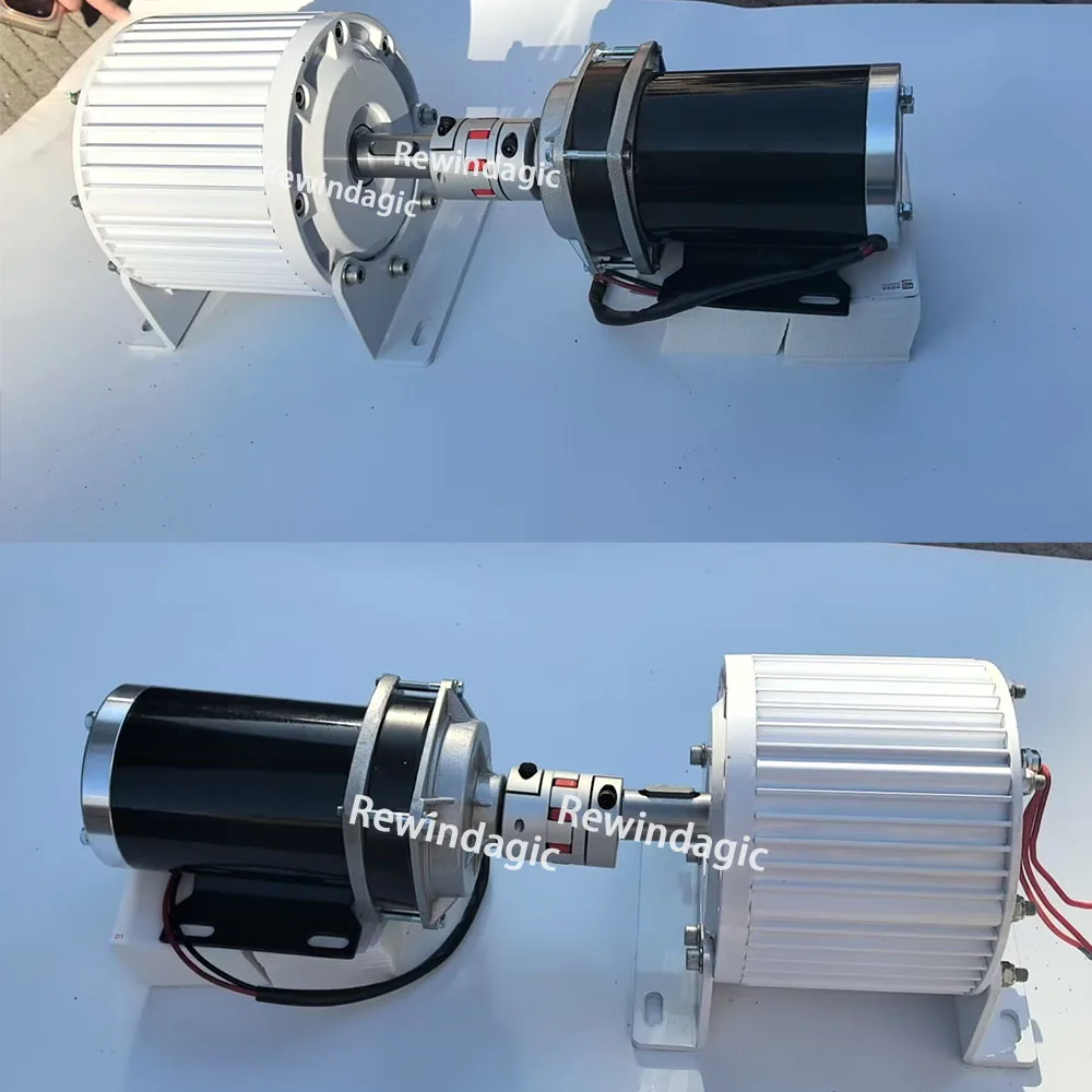 20KW Permanent Magnet Generator 220V 230V 380V Dynamo 20000W Alternator Quiet Generator With DC Driving Motor Complete Set