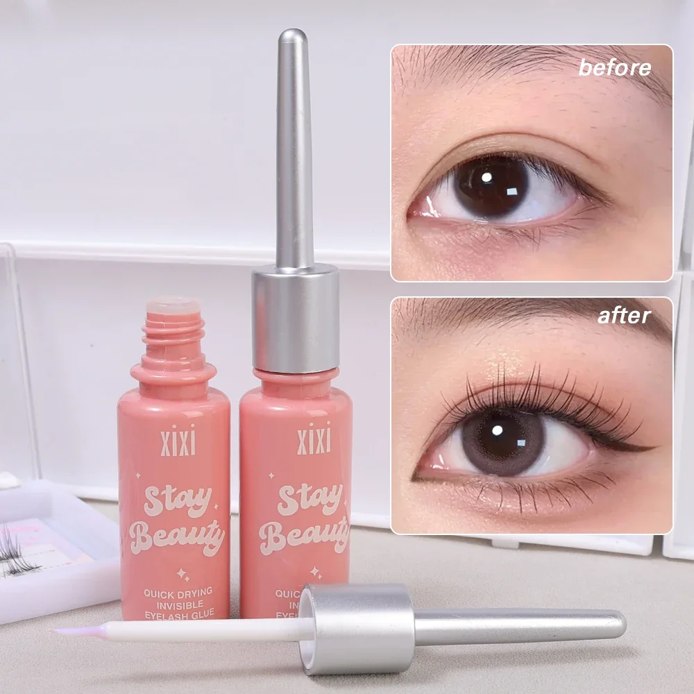 Quick Dry Invisible False Eyelash Glue Styling Transparent Natural Fake Eyelashes Extension Glue Self Adhesive Waterproof Makeup